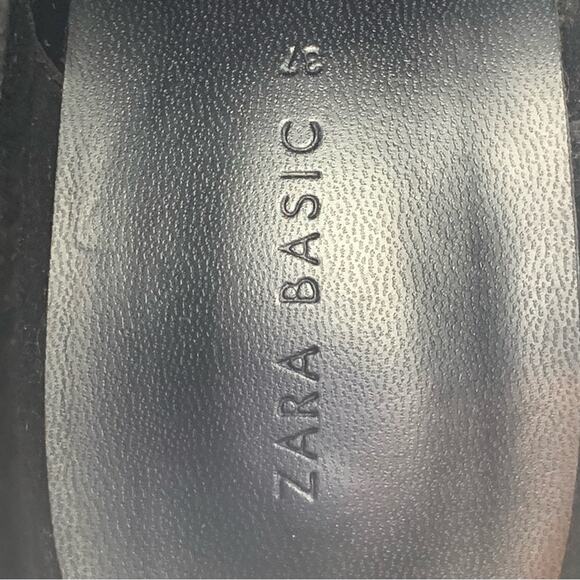 Zara Basic Collection Women Booties Black Size 6.5 - Picture 10 of 12